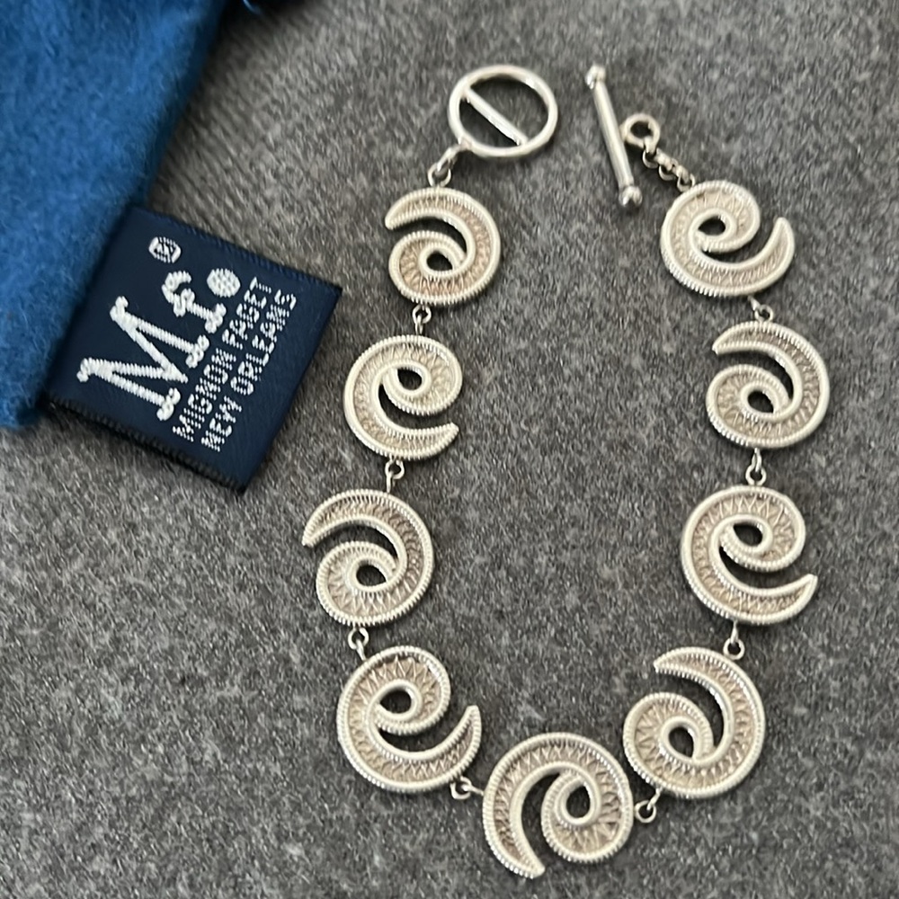 Mignon Faget Sterling Bracelet & Earrings Set - Picture 6 of 12
